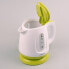 Фото #4 товара Электрический чайник Feel-Maestro MR013 Белый Зеленый Пластик 1100 Вт