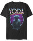 Фото #1 товара Men's Yoda Retro Short Sleeve Crew T-shirt