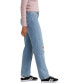 Фото #2 товара Women's Mid Rise Cotton 94 Baggy Jeans