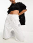 Love Moschino wide leg joggers in white