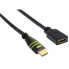Techly ICOC-HDMI2-4-EXT010 - 1 m - HDMI Type A (Standard) - HDMI Type A (Standard) - 3D - 10 Gbit/s - Black