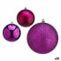 Set of Christmas balls Purple Plastic 10 x 13 x 10 cm (12 Units)