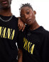 ASOS DESIGN unisex oversized license band tee in black with Nirvana seahorse graphic prints