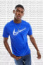 Sportswear Swoosh Mavi Erkek Tişörtü