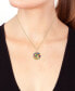 ფოტო #2 პროდუქტის EFFY® Multi-Gemstone (2-3/8 ct. t.w.) & Diamond (1/4 ct. t.w.) Swirl Cluster 18" Pendant Necklace in 14k Gold