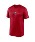 Фото #3 товара Men's Red Tampa Bay Buccaneers Horizontal Lockup Legend T-shirt