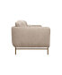 Lilou 77" Polyester, Nylon with Metal Legs Sofa