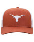 Фото #4 товара Men's Texas Orange and White Texas Longhorns Trucker Snapback Hat