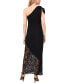 ფოტო #2 პროდუქტის Women's One-Shoulder Sleeveless Lace Maxi Dress