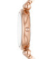 ფოტო #2 პროდუქტის Women's Carlie Sport Mini Three Hand, Rose Gold Tone Stainless Steel Bracelet Watch 28mm