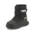 Фото #2 товара Puma Nieve Winter Ac Pull On Snow Toddler Boys Black Casual Boots 38074603