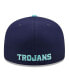 Фото #3 товара Men's Navy, Light Blue USC Trojans 59FIFTY Fitted Hat