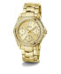 Фото #2 товара Наручные часы женские Guess RITZY золотые 36 мм GW0685L2