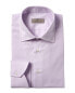 Canali Dress Shirt Men's Purple 45