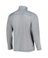 Men's Gray Seattle Seahawks On Deck Island Zone Half-Zip Jacket