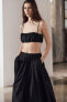 Zw collection box pleat skirt