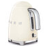 SMEG electric kettle KLF03CREU (Cream) - 1.7 L - 2400 W - Cream - Plastic - Stainless steel - Water level indicator - Overheat protection