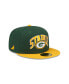 Фото #2 товара Men's X Staple Green, Gold Green Bay Packers Pigeon 59Fifty Fitted Hat