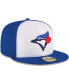 Фото #3 товара Men's White/Royal Toronto Blue Jays 2017 Authentic Collection On-Field 59FIFTY Fitted Hat