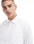 Фото #3 товара ASOS DESIGN oversized oxford shirt with pocket in white