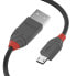USB Cable LINDY 36732 1 m Black