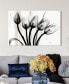 "Marching Tulips" Frameless Free Floating Tempered Glass Panel Graphic Wall Art, 32" x 48" x 0.2"