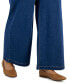 Фото #6 товара Plus Size Wide-Leg High-Rise Jeans, Created for Macy's