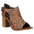 Фото #2 товара Roper Mika Floral Closed Back Block Heels Womens Brown Dress Sandals 09-021-094