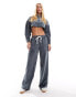 Фото #2 товара ASOS DESIGN bobble cord pull on cargo trouser in blue co-ord