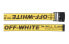 OFF-WHITE logo印花腰带皮带 黄色 宽3.5cm / Ремень OFF-WHITE OMRB012R206470016000 3.5cm