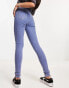 Dr Denim Solitaire skinny jeans in mid blue STORM LIGHT RETRO, S - фото #4