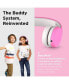 Groove168 Pink Wired Kids Headphones for School