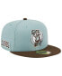 Фото #1 товара Men's New Era Light Blue, Brown Boston Celtics Two-Tone 59FIFTY Fitted Hat