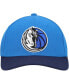 ფოტო #2 პროდუქტის Men's Royal, Navy Dallas Mavericks MVP Team Two-Tone 2.0 Stretch-Snapback Hat