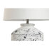 Настольная лампа Home ESPRIT Белый Чёрный Керамика 50 W 220 V 36 x 36 x 58 cm