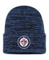 Фото #1 товара Men's Navy Winnipeg Jets Brain Freeze Cuffed Knit Hat