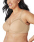 Women's Secrets Shapes & Supports Balconette Full Figure Wirefree Bra US4824