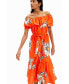 ფოტო #4 პროდუქტის Women's Daisy ruffle midi dress