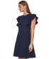 Фото #3 товара Платье DKNY с рукавами-фонариками и расклешенной юбкой