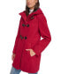 Фото #3 товара Women's Hooded Toggle Walker Coat, Created for Macy's