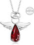 Red Crystal Necklace Angel Rafael