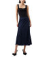 ფოტო #1 პროდუქტის Women's Ennis Satin Midi Skirt