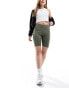 Noisy May legging shorts in khaki