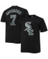 ფოტო #3 პროდუქტის Men's Tim Anderson Black Chicago White Sox Big and Tall Logo T-shirt