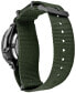 Men's Automatic 5 Sports Green Nylon Strap Watch 42.5mm