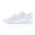 Фото #5 товара Reebok Classic Leather Womens White Leather Lifestyle Sneakers Shoes