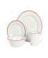 Фото #2 товара Cliffield 16 Piece Dinnerware Set, Service for 4