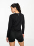 Фото #3 товара Hummel Mesh long sleeve top in black