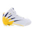 Reebok The Blast Mens White Synthetic Lace Up Athletic Basketball Shoes