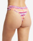 Women's Play Stretch Printed Natural Thong Underwear PR721664